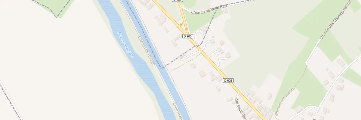 Plan du 2 Rte de Paris à Cheney