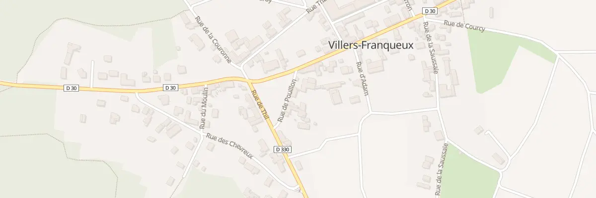 Plan du 3 Rue de Pouillon à Villers-Franqueux