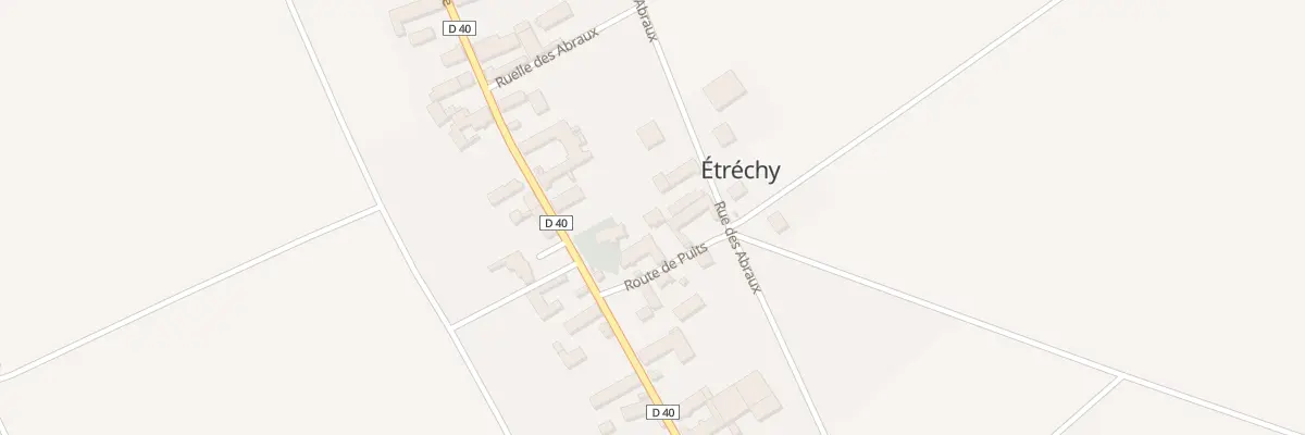 Plan du 4 Rte de Puits à Étréchy