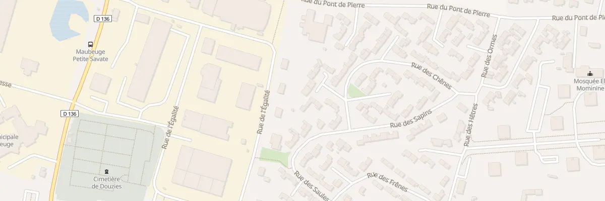 Plan du 6 Sq des Pommiers à Maubeuge