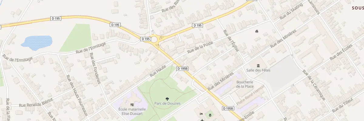 Plan du 50 Rue de Douzies à Maubeuge