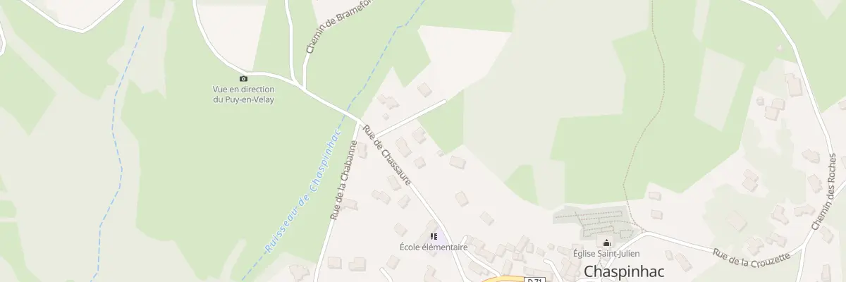 Plan du 2 Imp de la Cartonnade à Chaspinhac