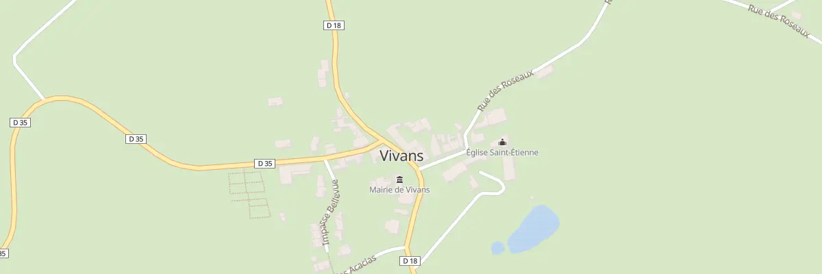 Plan du 52 Rte de la Pacaudière à Vivans