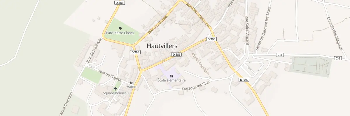 Plan du 97 Rue Henri Martin à Hautvillers
