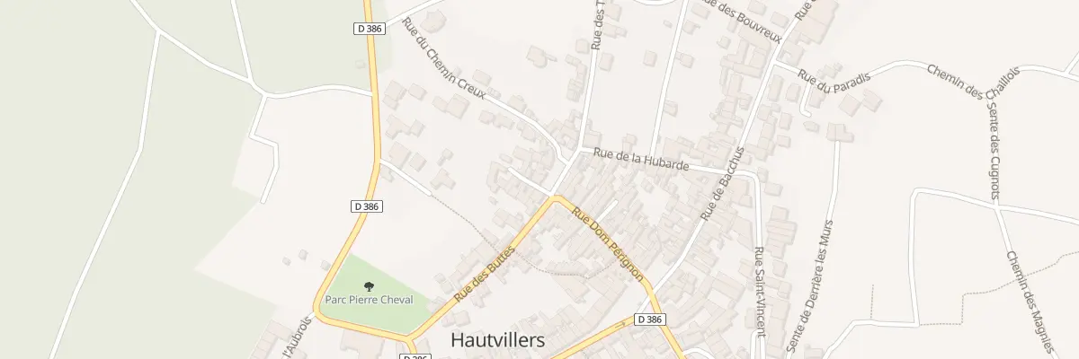Plan du 1 Pl de la Fontaine à Hautvillers