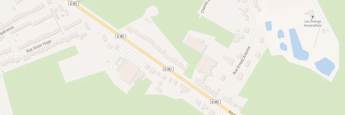 Plan du 46 Rte de Sains à Avesnelles