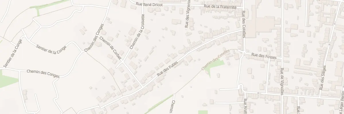 Plan du 52B Rue des Futies à Épernay