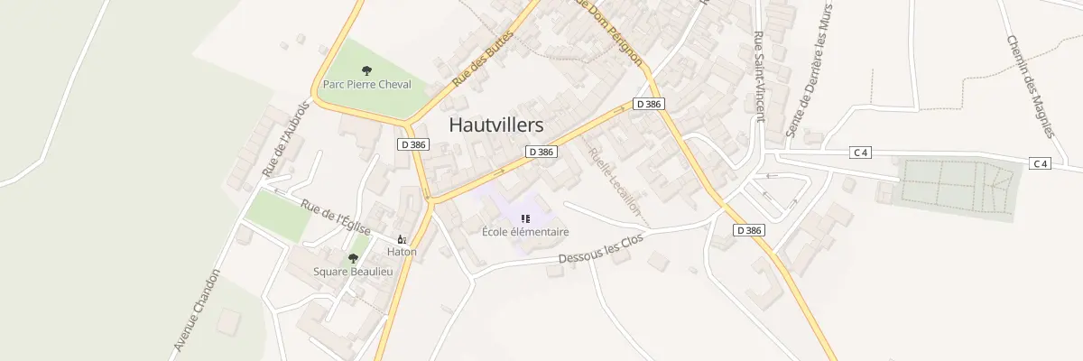 Plan du 105 Rue Henri Martin à Hautvillers