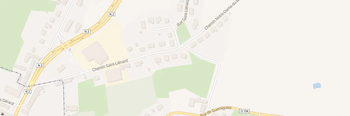 Plan du 20 Che Saint Lienard à Bas-Lieu