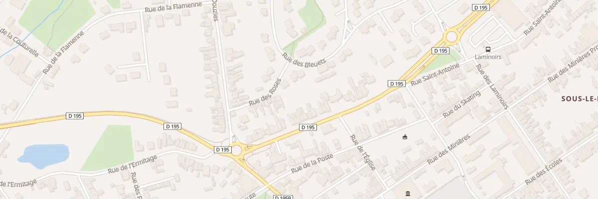 Plan du 50 Rue Ermitage à Maubeuge
