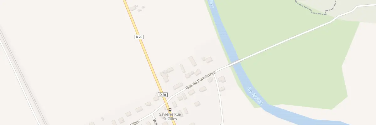 Plan du 110 Rue de Port Arthur à Savières