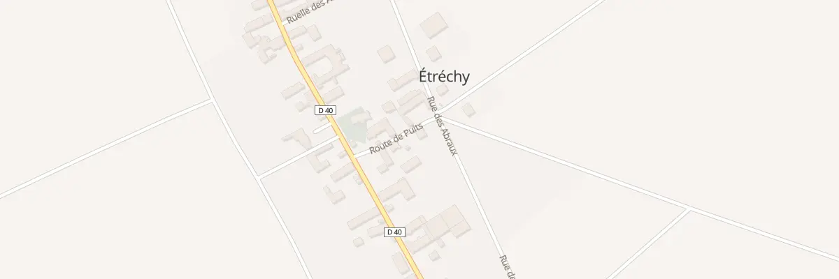Plan du 3 Rte de Puits à Étréchy