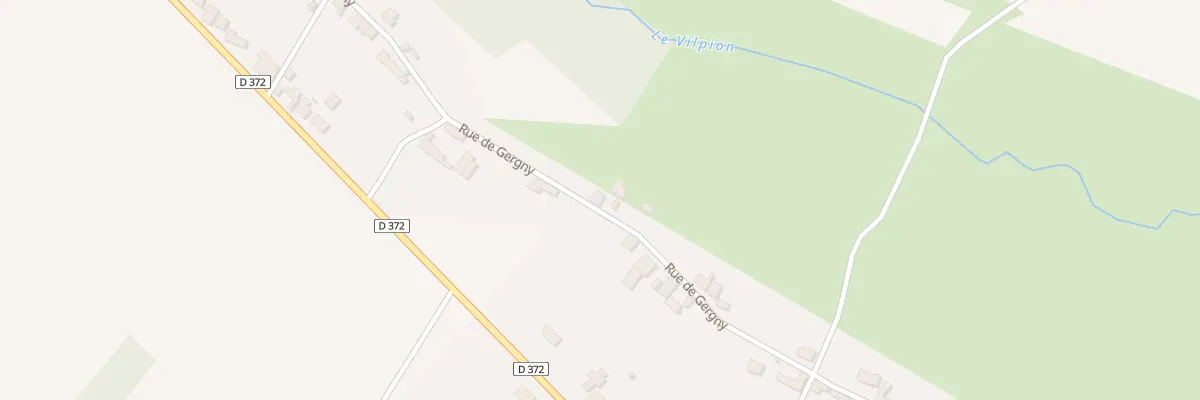 Plan du 45 Rue de Gergny à Thenailles