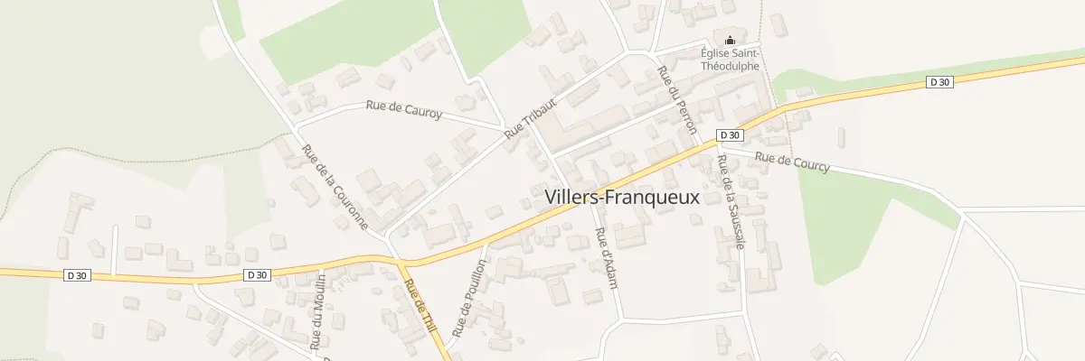 Plan du 9 Gr Grande Rue à Villers-Franqueux