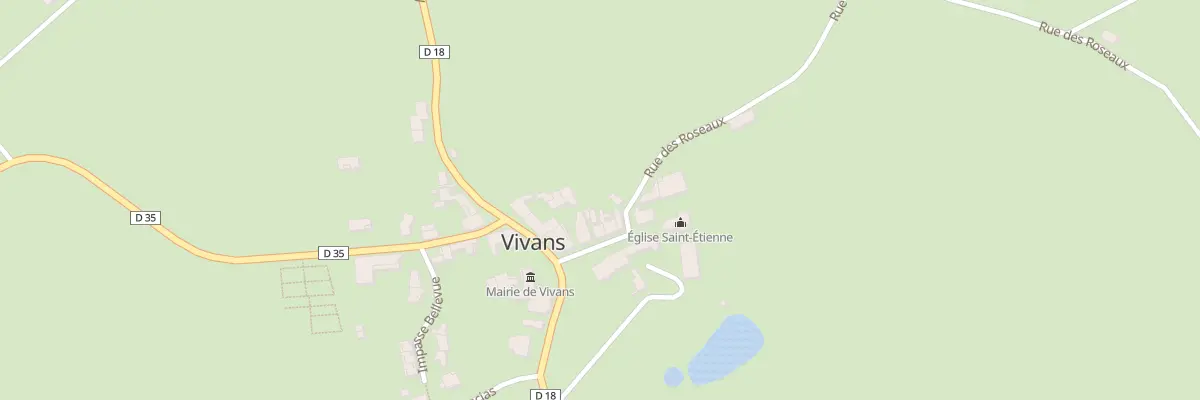 Plan du 39 Pl de l’Église à Vivans