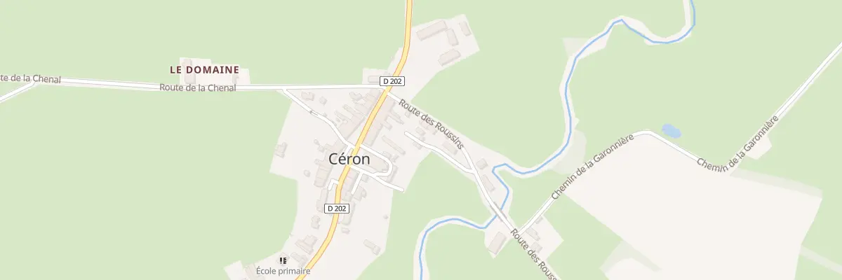 Plan du 5026 Le Bourg à Céron