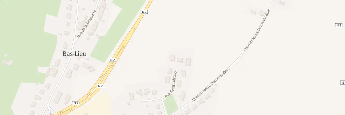 Plan du 29 Che Saint Lienard à Bas-Lieu