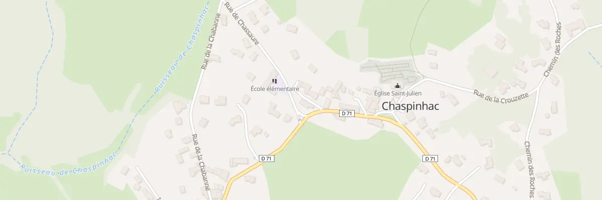 Plan du 5018 Le Bourg à Chaspinhac