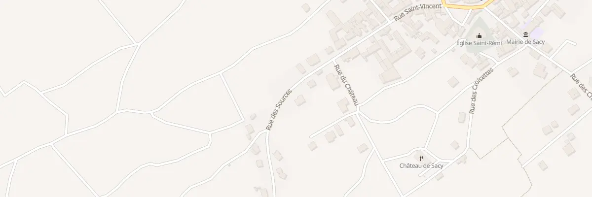 Plan du 5 Rue des Sources à Sacy