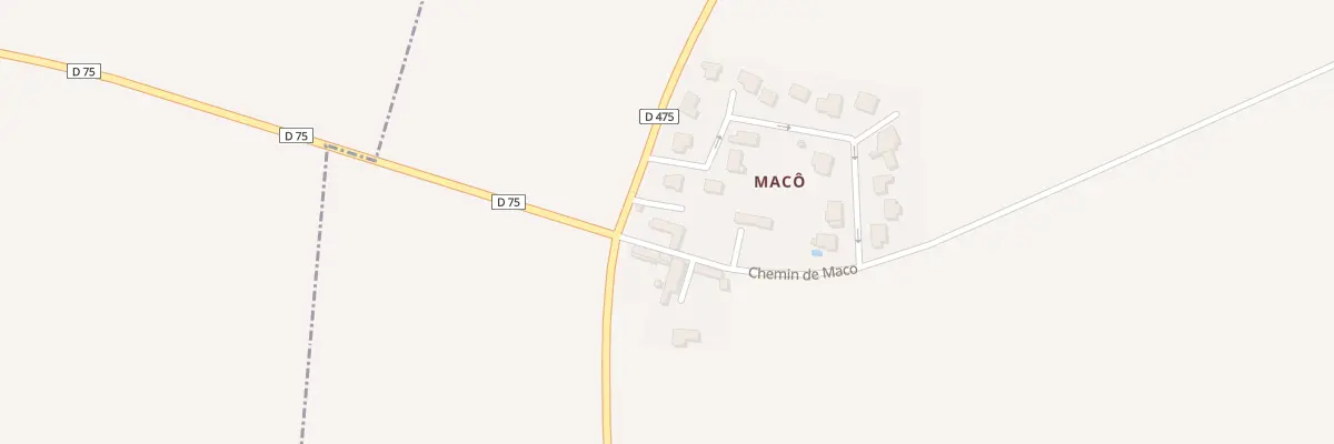 Plan du 1 Che de Maco à Reims à Merfy