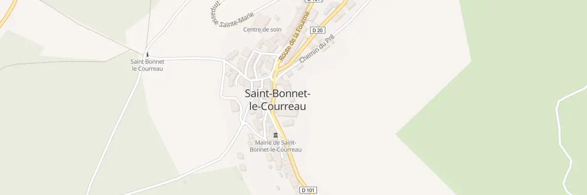 Plan du 32 Pl du Plâtre à Saint-Bonnet-le-Courreau
