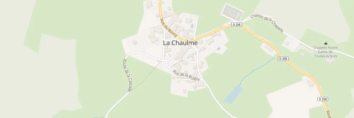 Plan du 5119 Le Bourg à La Chaulme