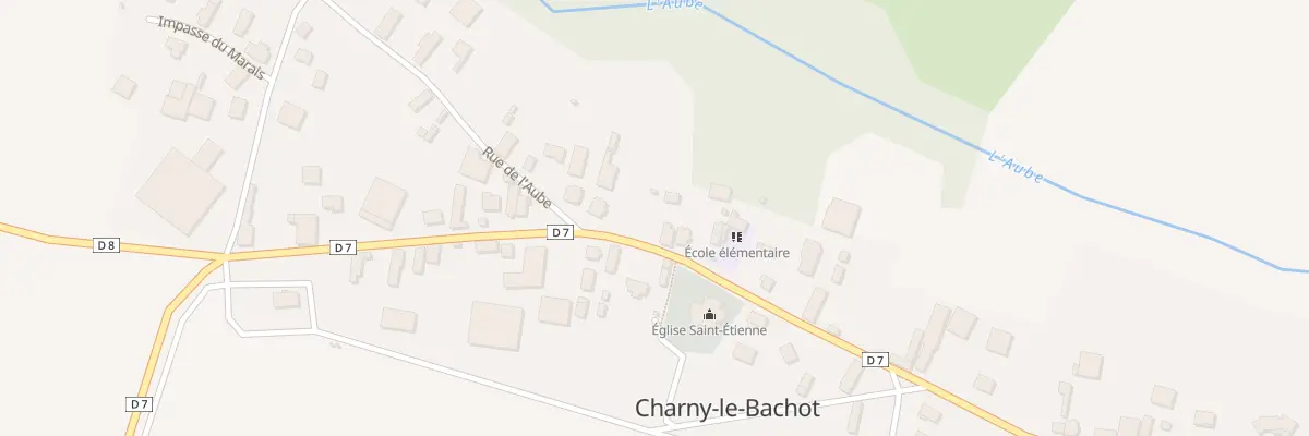 Plan du 54 Rue Saint Etienne à Charny-le-Bachot