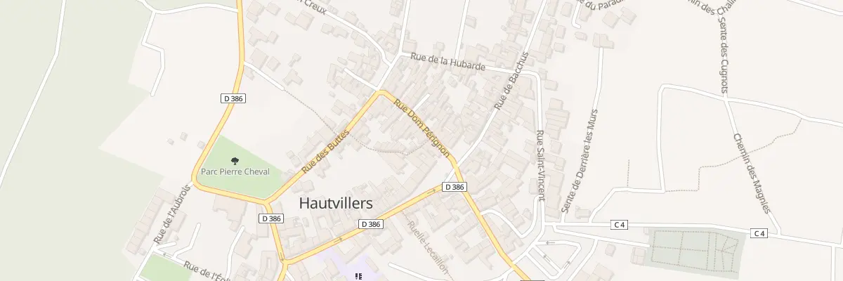 Plan du 25 Rue Dom Perignon à Hautvillers