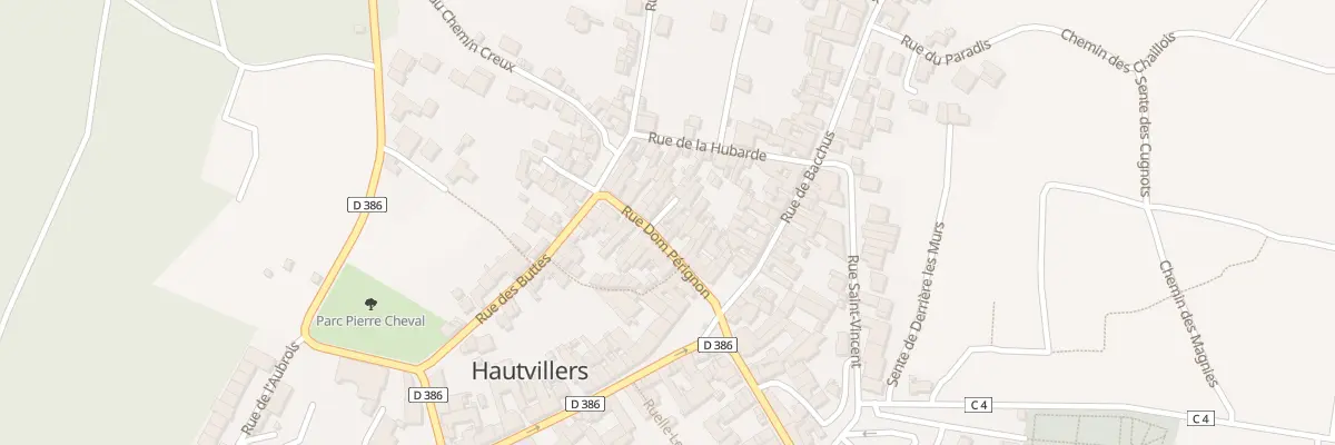 Plan du 56E Rue Dom Perignon à Hautvillers