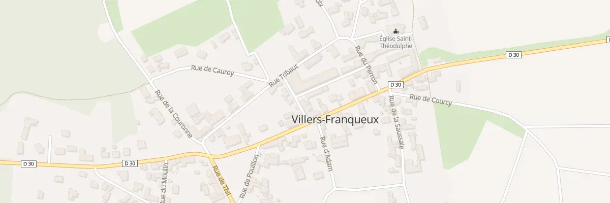 Plan du 4 Rue de la Porte à Villers-Franqueux