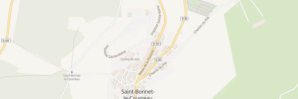 Plan du 81 Rte de la Fourme à Saint-Bonnet-le-Courreau
