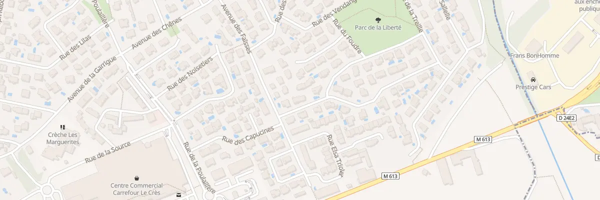 Plan du 3 Rue du Tonnelet au Crès