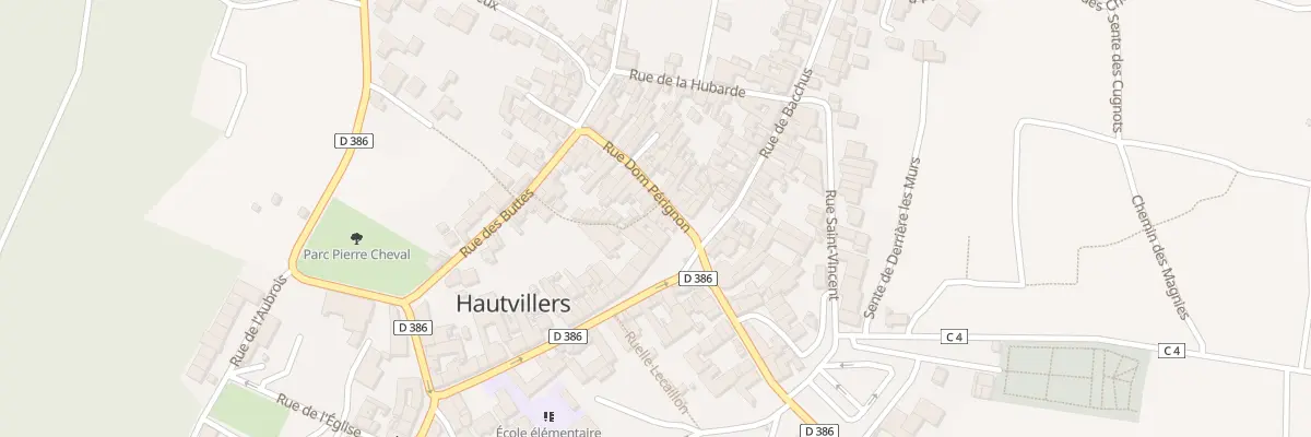 Plan du 15 Rue Dom Perignon à Hautvillers