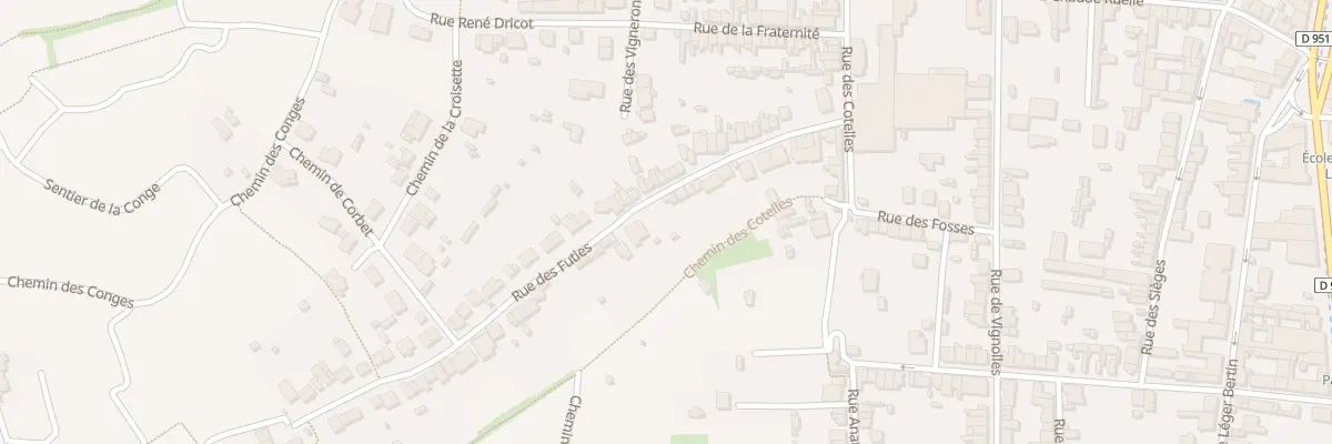 Plan du 25 Rue des Futies à Épernay