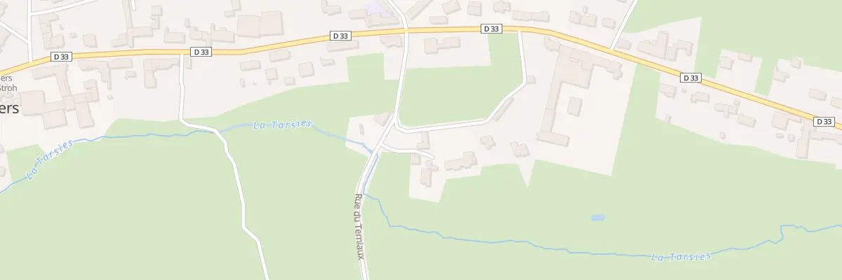 Plan du 14 Che du Terniaux à Dourlers