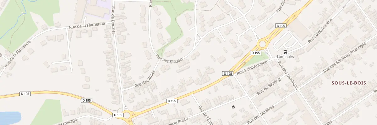 Plan du 13 Rue des Bleuets à Maubeuge