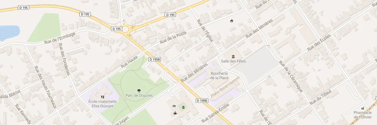 Plan du 2C Rue du Jeu de Paume à Maubeuge