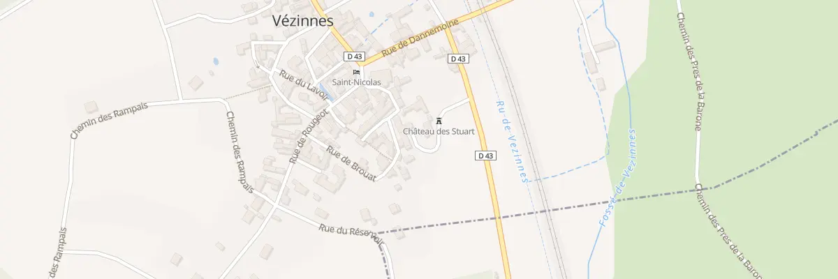 Plan du 7 Rue de l’Eglise à Junay