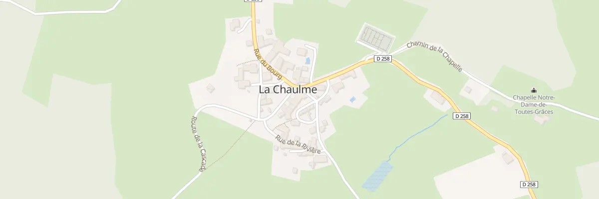 Plan du 5125 Le Bourg à La Chaulme