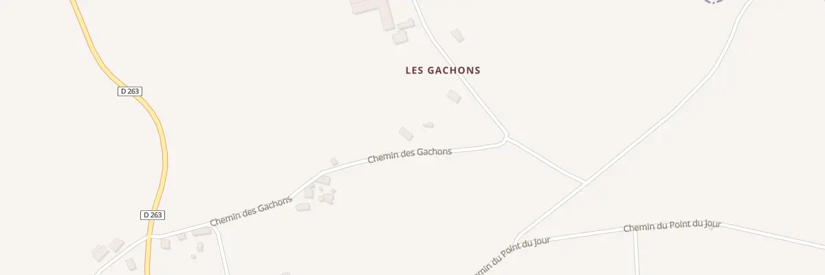 Plan du 343 Che des Gachons à Saint-Léger-sur-Vouzance