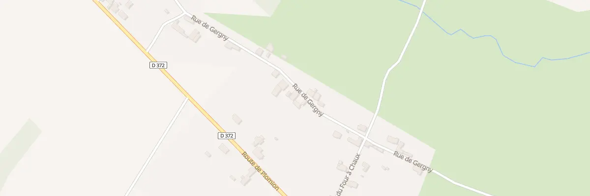 Plan du 56 Rue de Gergny à Thenailles