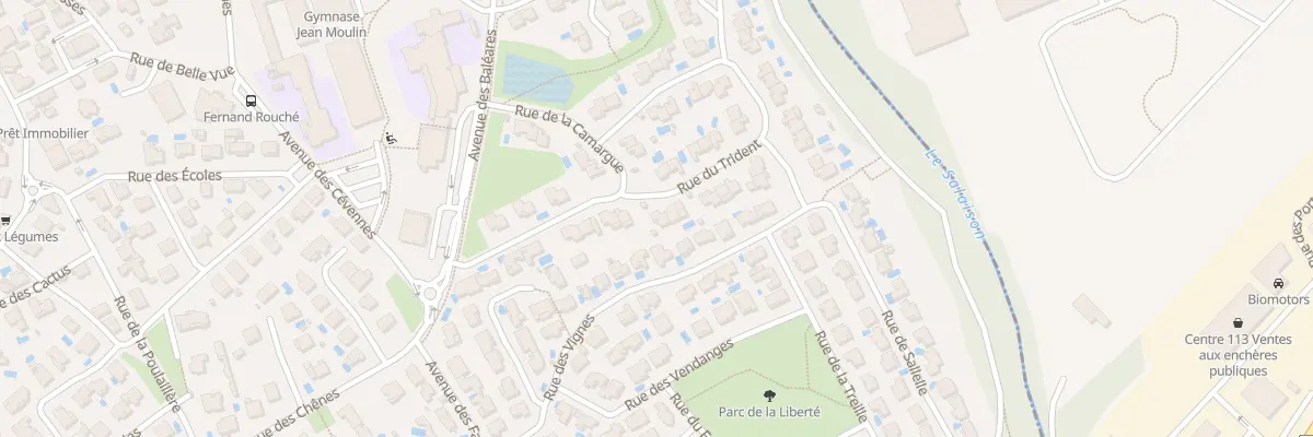 Plan du 63 Rue du Trident au Crès
