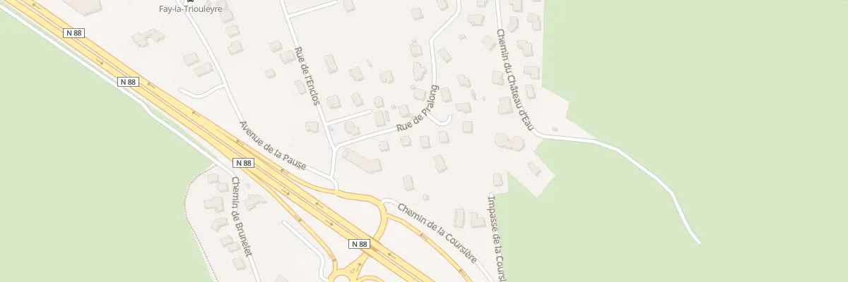Plan du 5 Rue de Pralong à Saint-Germain-Laprade