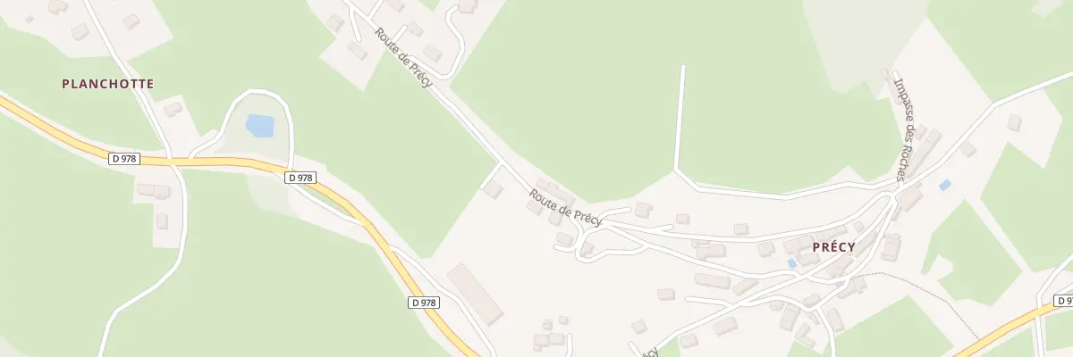 Plan du 19 Rte de Précy à Château-Chinon (Campagne)