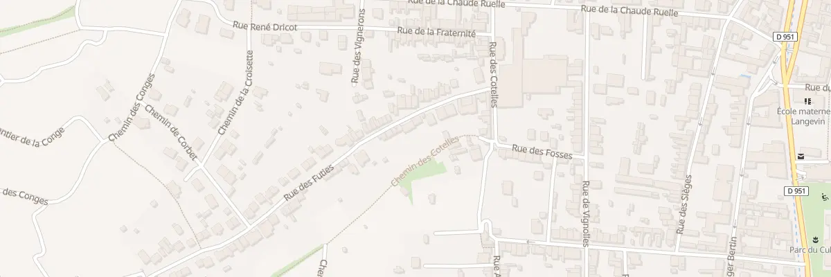 Plan du 15 Rue des Futies à Épernay