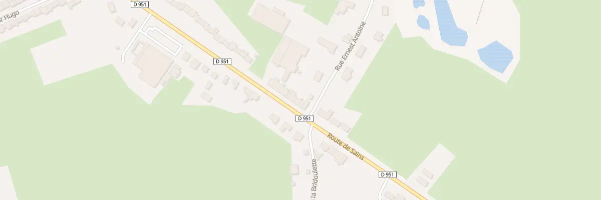 Plan du 32 Rte de Sains à Avesnelles