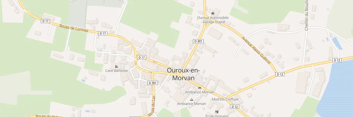 Plan du 26 Rue du Commerce à Ouroux-en-Morvan