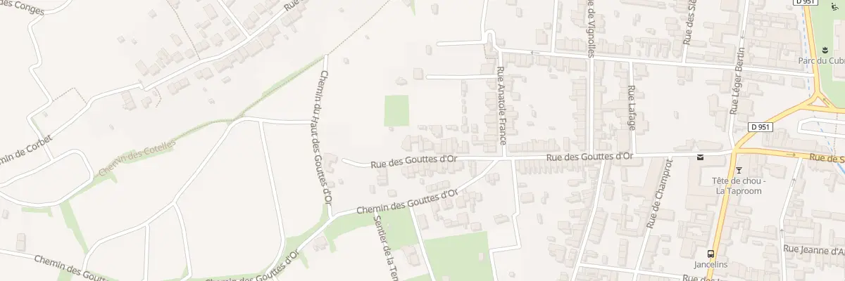 Plan du 46 Rue des Gouttes d’Or à Épernay