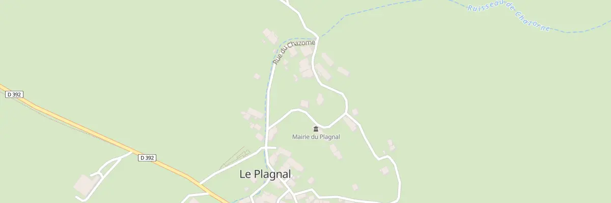 Plan du 73 Rue du Métier à Ferrer au Plagnal