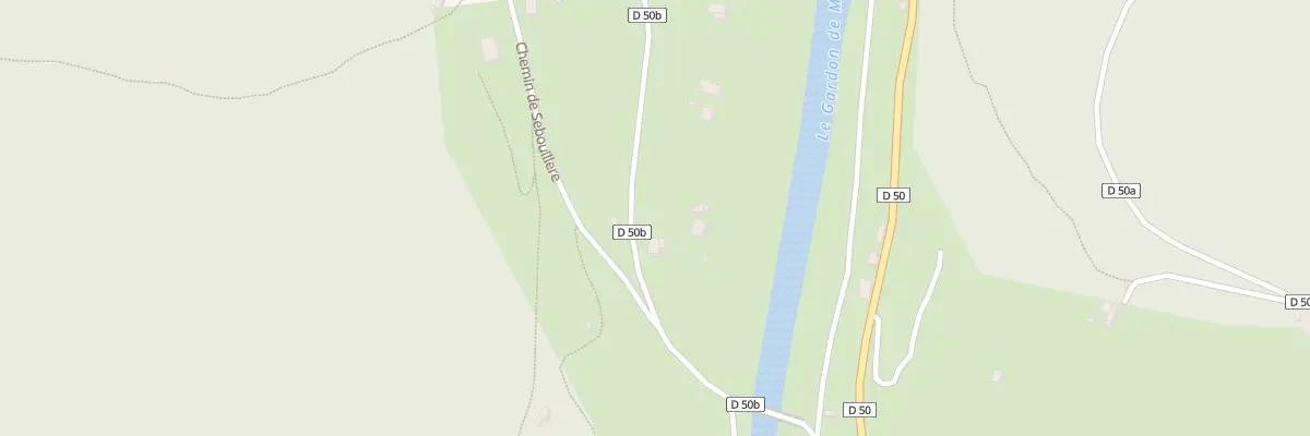 Plan du 288 Rte de Paussan à Mialet